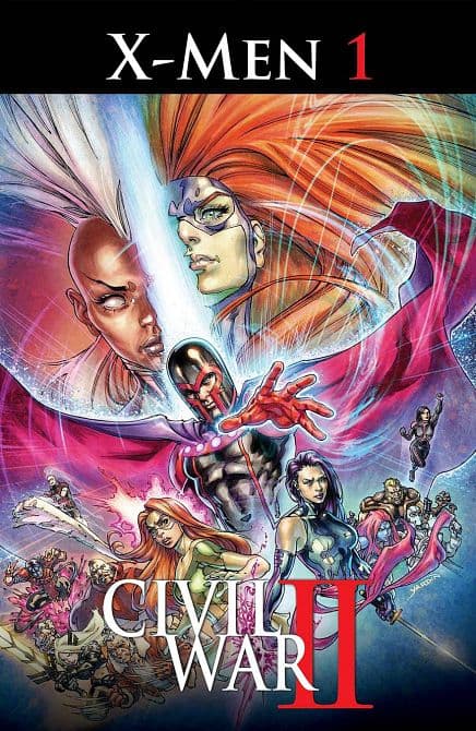 Cover Art for CIVIL WAR II X-MEN