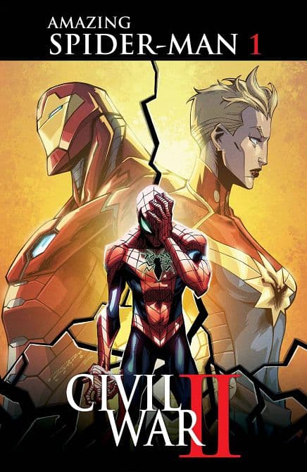 Cover Art for CIVIL WAR II AMAZING SPIDER-MAN