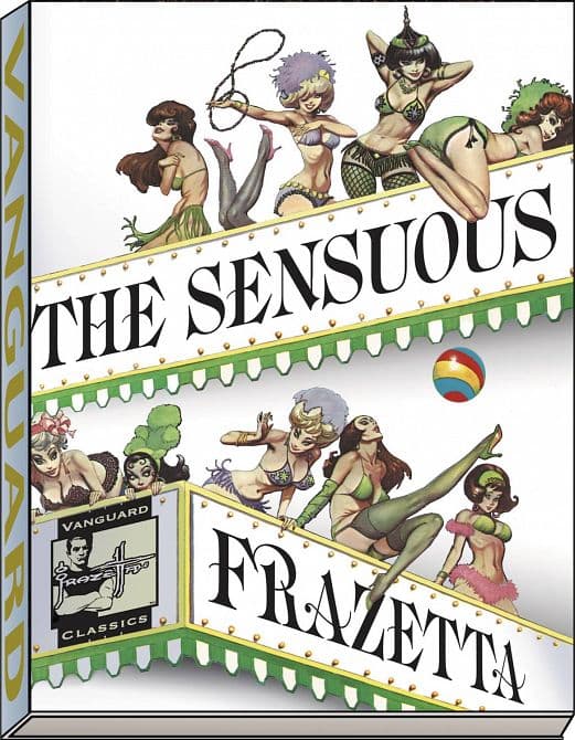 Cover Art for SENSUOUS FRAZETTA DLX SLIPCASED HC