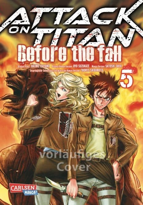 Cover Art for ATTACK ON TITAN-BEFORE THE FALL
