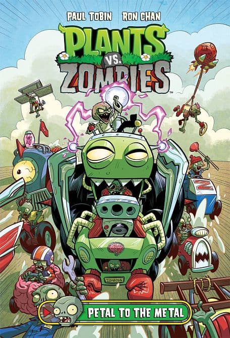 Cover Art for PLANTS VS ZOMBIES PETAL TO THE METAL HC
