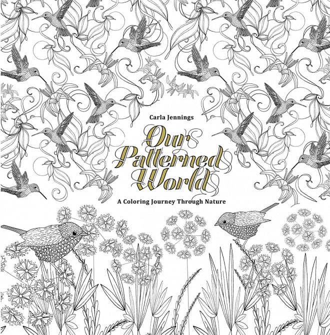 Cover Art for OUR PATTERNED WORLD A BEAUTIFUL COLORING BOOK TP