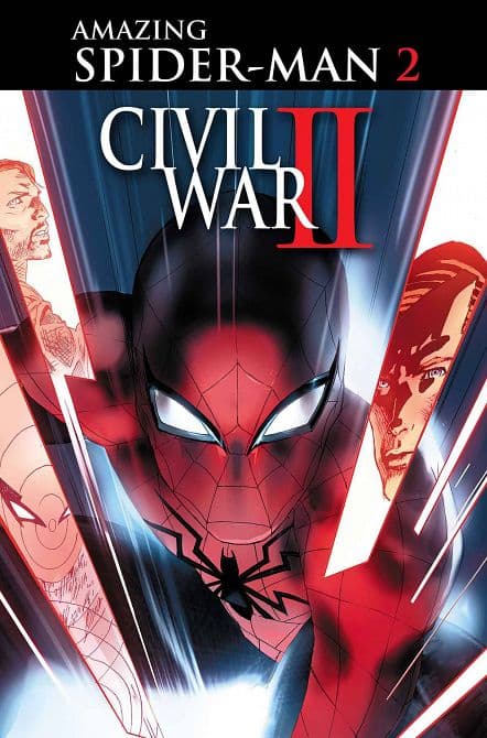 Cover Art for CIVIL WAR II AMAZING SPIDER-MAN