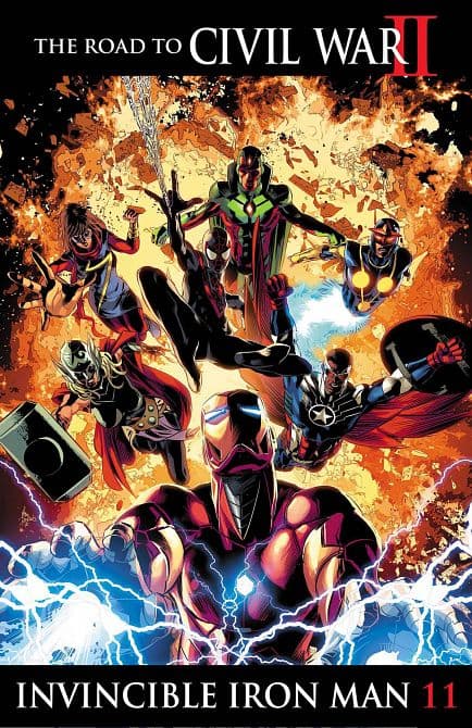 Cover Art for INVINCIBLE IRON MAN ( 2015-2016 )