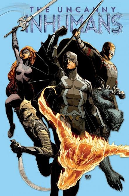 Cover Art for UNCANNY INHUMANS ( ab 2016 )