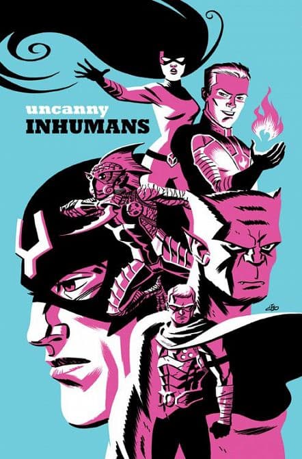 Cover Art for UNCANNY INHUMANS ( ab 2016 )