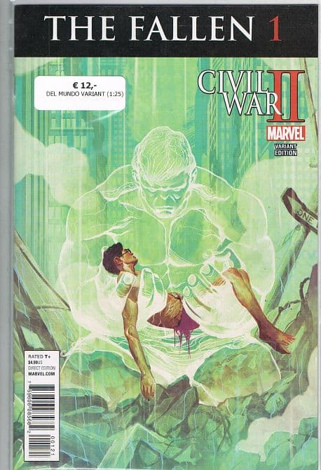Cover Art for CIVIL WAR II: THE FALLEN