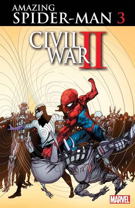 Cover Art for CIVIL WAR II AMAZING SPIDER-MAN