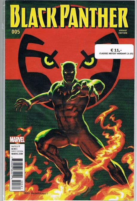 Cover Art for BLACK PANTHER ( 2016-2018 )