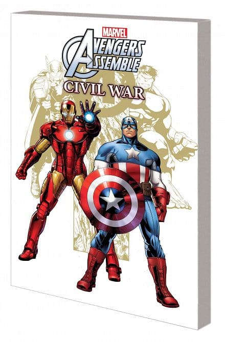 Cover Art for MARVEL UNIVERSE AVENGERS ASSEMBLE CIVIL WAR DIGEST TP