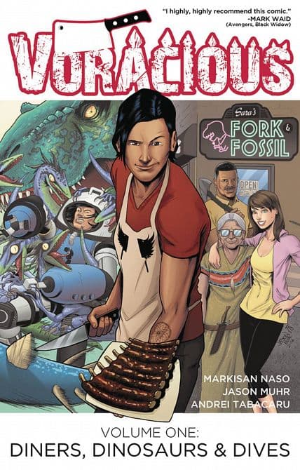 Cover Art for VORACIOUS DINERS DINOSAURS AND DIVES TP