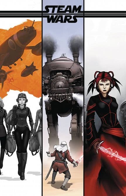 Cover Art for STEAM WARS CHONICLES