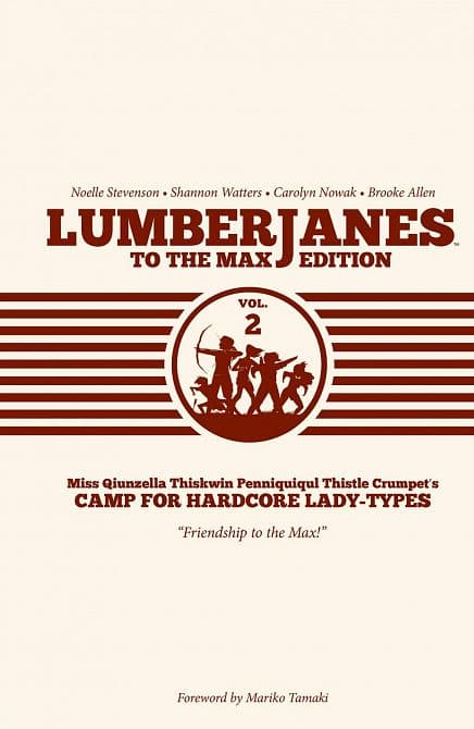 Cover Art for LUMBERJANES TO MAX ED HC VOL 02