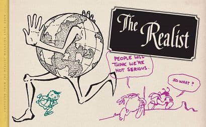 Cover Art for REALIST CARTOONS HC PAUL KRASSNER
