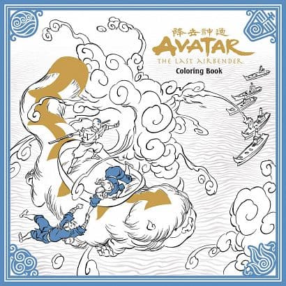 Cover Art for AVATAR LAST AIRBENDER ADULT COLORING BOOK TP