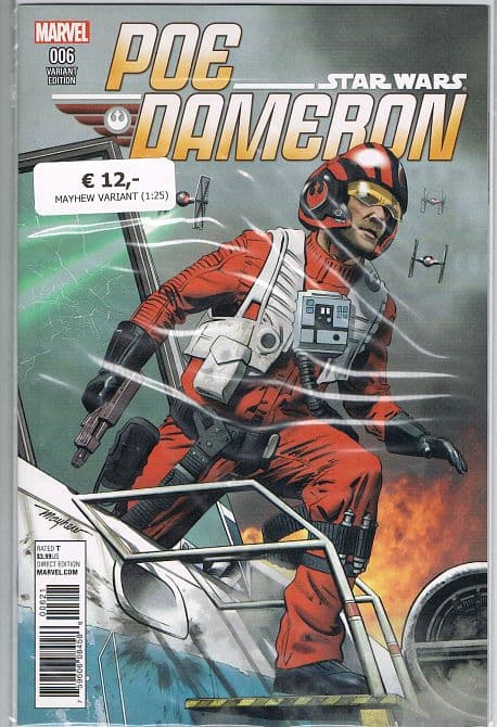 Cover Art for STAR WARS POE DAMERON