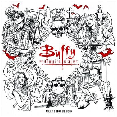 Cover Art for BTVS ADULT COLORING BOOK
