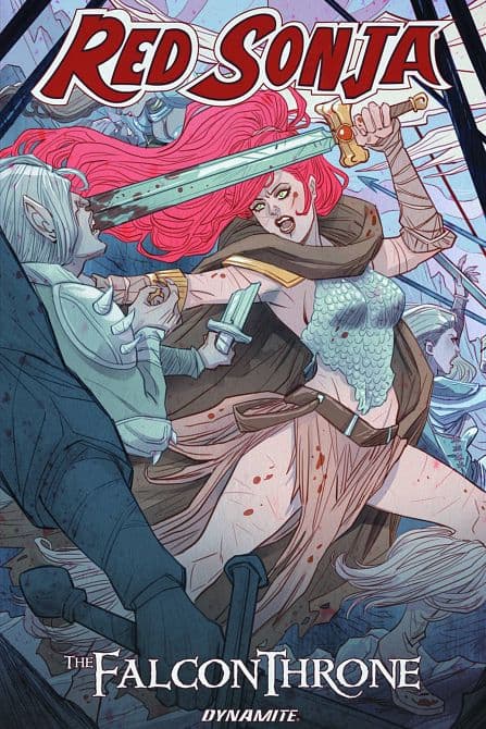 Cover Art for RED SONJA FALCON THRONE TP