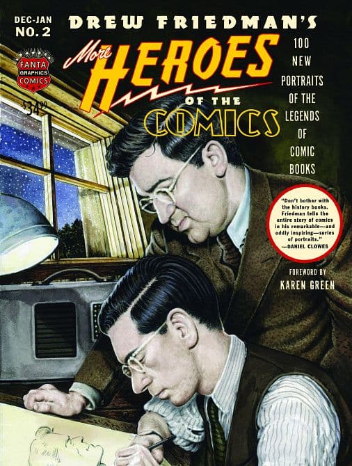 Cover Art for MORE HEROES OF COMICS HC PORTRAITS PIONEERING LEGENDS