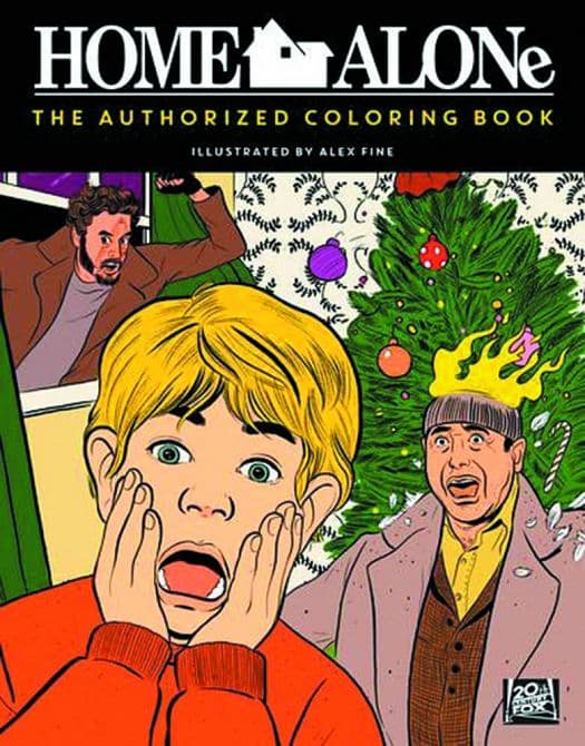 Cover Art for HOME ALONE AUTH COLORING BOOK SC