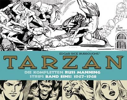 Cover Art for Tarzan: Die kompletten Russ Manning Strips