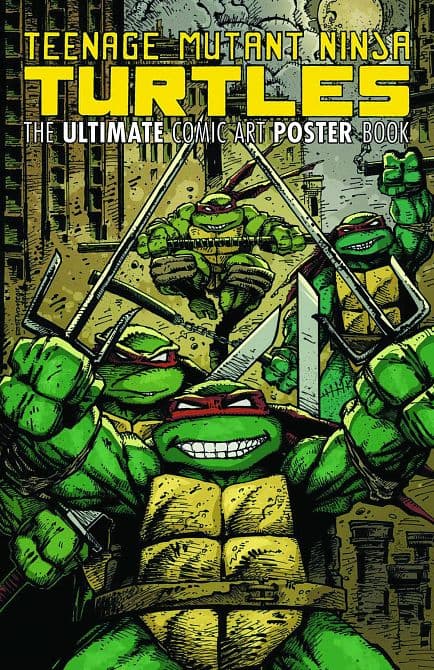 Cover Art for TMNT ULTIMATE COMIC ART POSTER BOOK TP