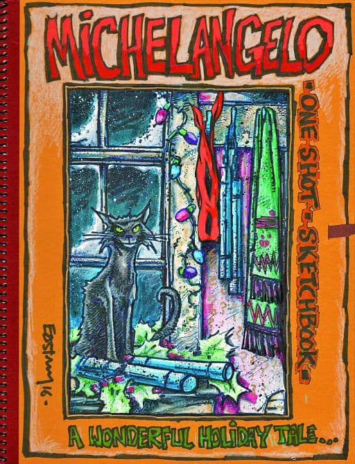 Cover Art for TMNT KEVIN EASTMAN NOTEBOOK SERIES HC MICHELANGELO