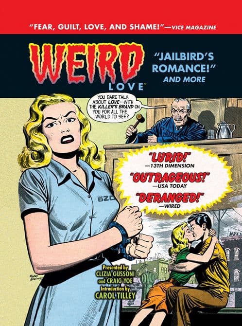 Cover Art for WEIRD LOVE HC JAILBIRD ROMANCE