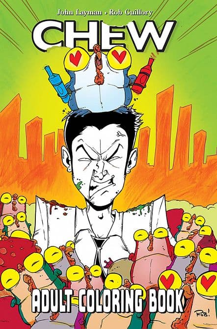 CHEW ADULT COLORING BOOK TP