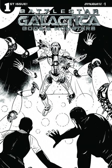 Cover Art for BATTLESTAR GALACTICA GODS & MONSTERS