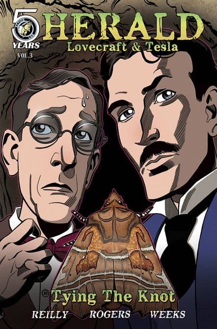 Cover Art for HERALD AND TESLA TYING THE KNOT TP