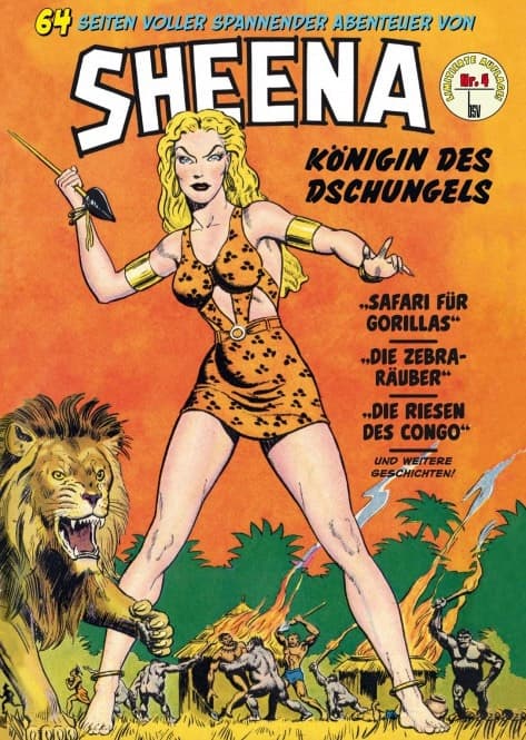 Cover Art for Sheena-Königin des Dschungels