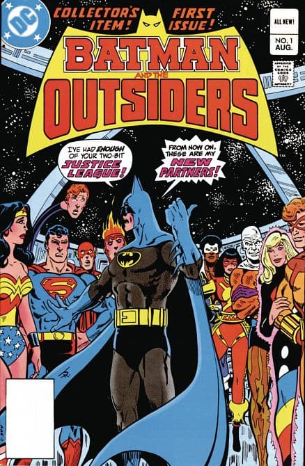 Cover Art for BATMAN & THE OUTSIDERS HC VOL 01