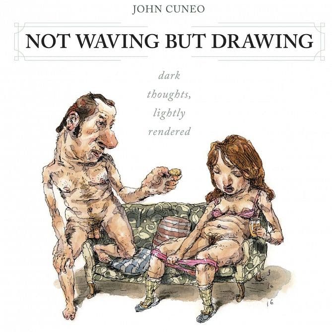 Cover Art for NOT WAVING BUT DRAWING GN CUNEO COLLECTION