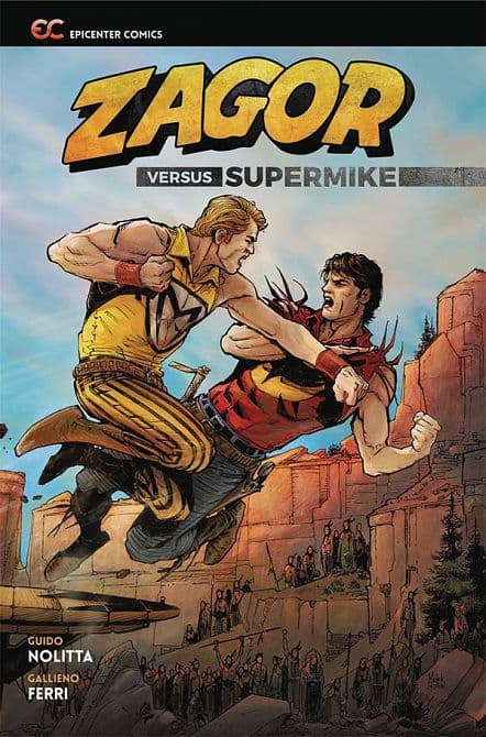 Cover Art for ZAGOR VS SUPERMIKE GN