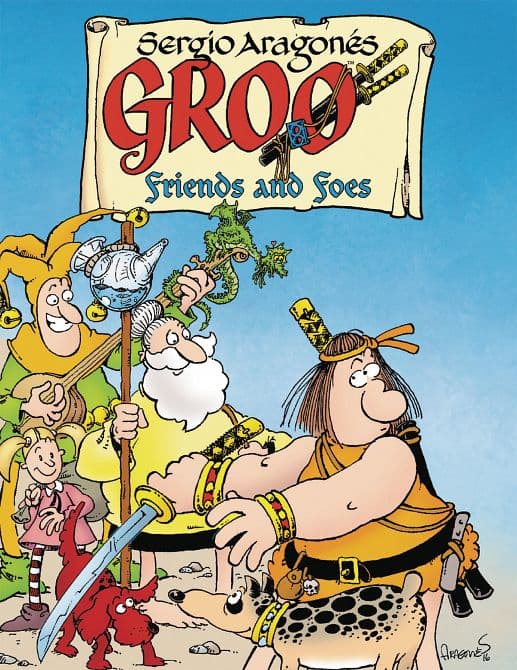 Cover Art for GROO FRIENDS AND FOES HC