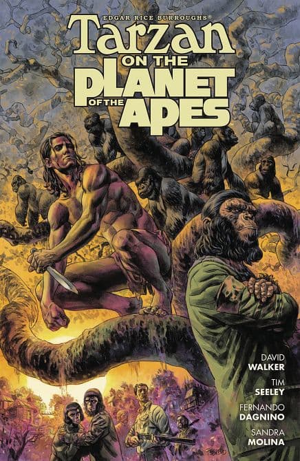 Cover Art for TARZAN ON PLANET OF APES TP