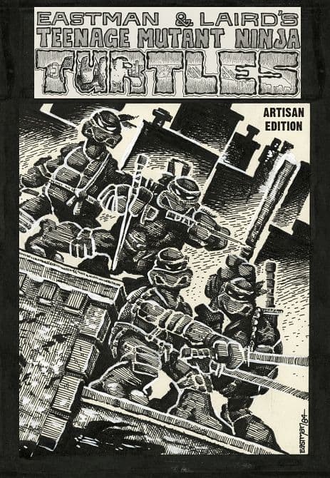 Cover Art for TEENAGE MUTANT NINJA TURTLES ARTISAN ED HC