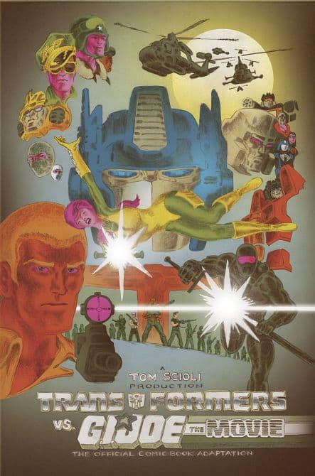 Cover Art for TRANFORMERS VS GI JOE MOVIE ADAPTATION