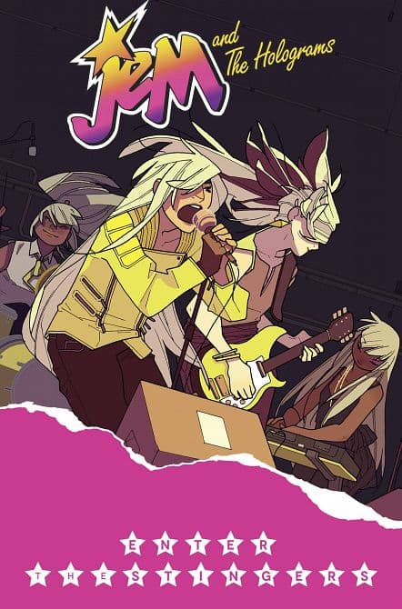 Cover Art for JEM & THE HOLOGRAMS TP VOL 04 ENTER THE STINGERS