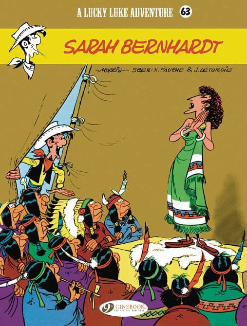 Cover Art for LUCKY LUKE TP VOL 63 SARAH BERNHARDT