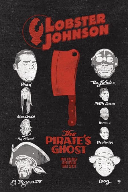 Cover Art for LOBSTER JOHNSON PIRATES GHOST
