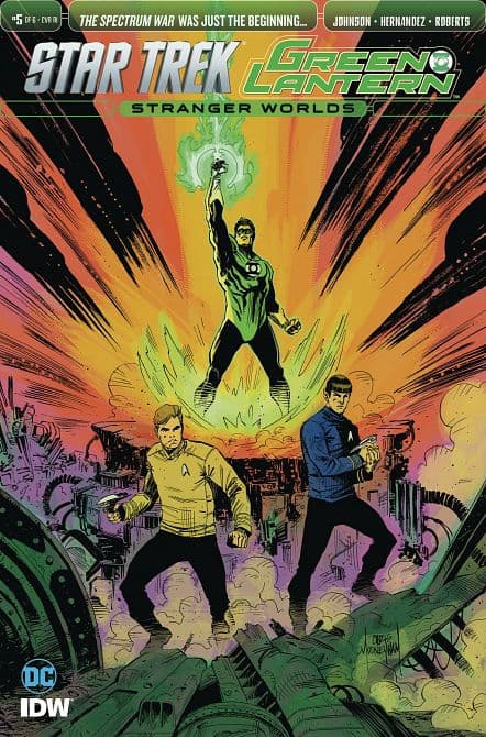 Cover Art for STAR TREK GREEN LANTERN VOL 2