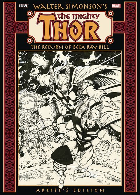 Cover Art for WALTER SIMONSON THOR RETURN OF BETA RAY BILL ARTIST ED HC