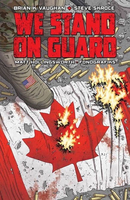Cover Art for WE STAND ON GUARD TP