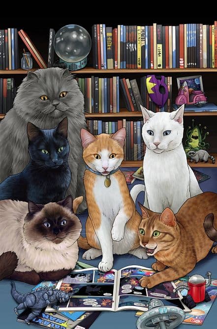 Cover Art for HERO CATS TP VOL 05 NEW VISIONS