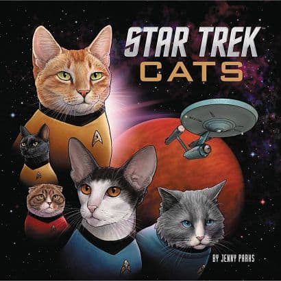 Cover Art for STAR TREK CATS HC
