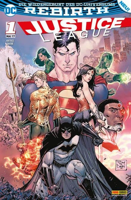 Cover Art for JUSTICE LEAGUE ( REBIRTH )