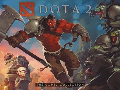 Cover Art for DOTA 2 COMIC COLLECTION HC