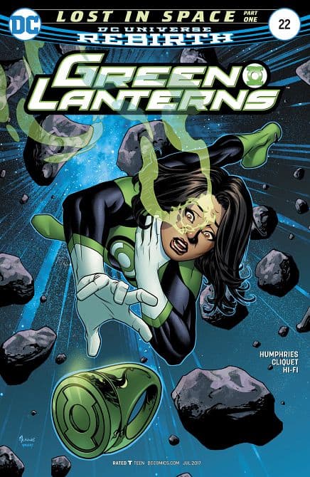 Cover Art for GREEN LANTERNS